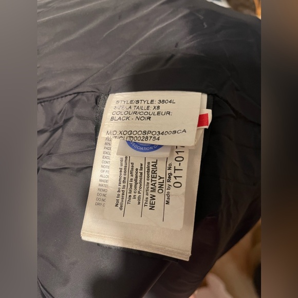 Black Canada goose size XS - Picture 3 of 6